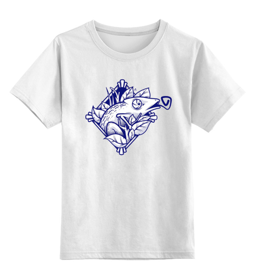 Заказать детскую футболку в Москве. Детская футболка классическая унисекс Игуана от ПРИНТЫ ПЕЧАТЬ  - готовые дизайны и нанесение принтов.