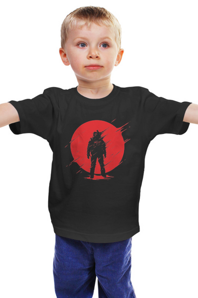 Заказать детскую футболку в Москве. Детская футболка классическая унисекс Красная сфера от printik - готовые дизайны и нанесение принтов.