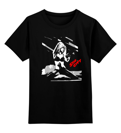 Заказать детскую футболку в Москве. Детская футболка классическая унисекс Sin City - Jessica Alba от KinoArt - готовые дизайны и нанесение принтов.