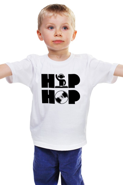 Заказать детскую футболку в Москве. Детская футболка классическая унисекс Хип хоп от fanart - готовые дизайны и нанесение принтов.