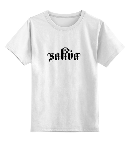 Заказать детскую футболку в Москве. Детская футболка классическая унисекс Saliva от Fedor - готовые дизайны и нанесение принтов.