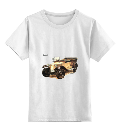 Заказать детскую футболку в Москве. Детская футболка классическая унисекс Ретроавтомобили 6 от Виктор Гришин - готовые дизайны и нанесение принтов.