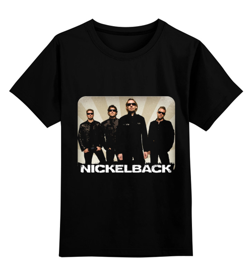 Заказать детскую футболку в Москве. Детская футболка классическая унисекс Nickelback от Денис - готовые дизайны и нанесение принтов.