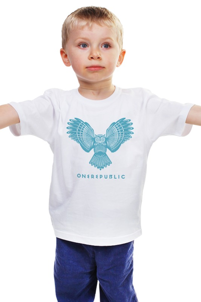 Заказать детскую футболку в Москве. Детская футболка классическая унисекс OneRepublic от geekbox - готовые дизайны и нанесение принтов.