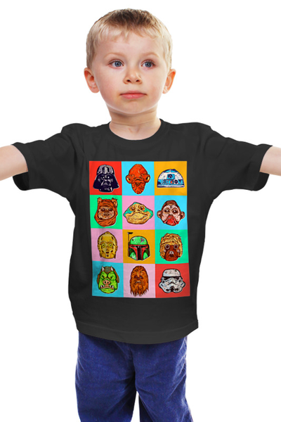 Заказать детскую футболку в Москве. Детская футболка классическая унисекс Звездные от balden - готовые дизайны и нанесение принтов.