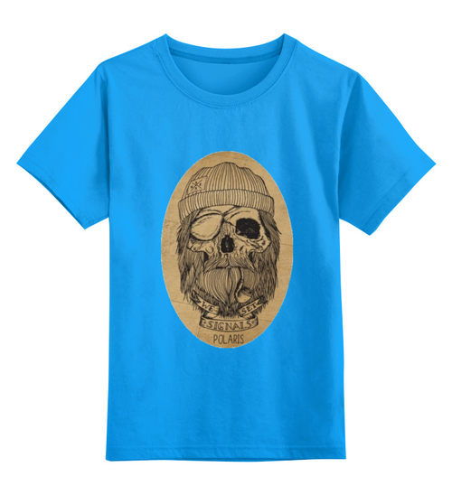 Заказать детскую футболку в Москве. Детская футболка классическая унисекс с черепом от monster66 - готовые дизайны и нанесение принтов.