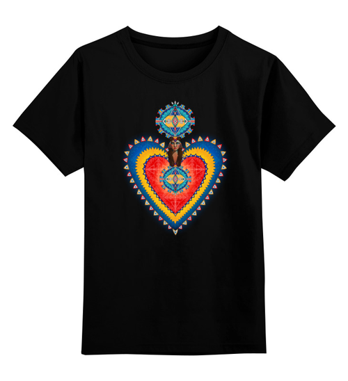 Заказать детскую футболку в Москве. Детская футболка классическая унисекс Хранитель Сердце от Margarita Nia - готовые дизайны и нанесение принтов.