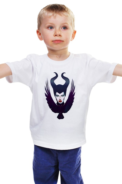 Заказать детскую футболку в Москве. Детская футболка классическая унисекс Малефисента от cherdantcev - готовые дизайны и нанесение принтов.