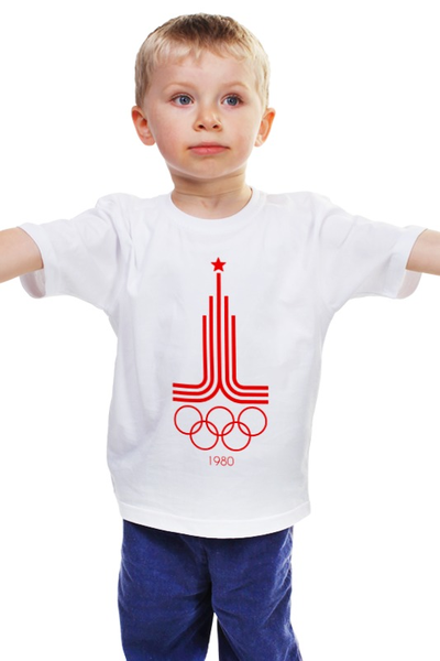 Заказать детскую футболку в Москве. Детская футболка классическая унисекс Олимпиада 80 от Savara - готовые дизайны и нанесение принтов.