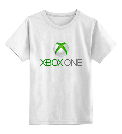 Заказать детскую футболку в Москве. Детская футболка классическая унисекс Xbox One от game-fan - готовые дизайны и нанесение принтов.