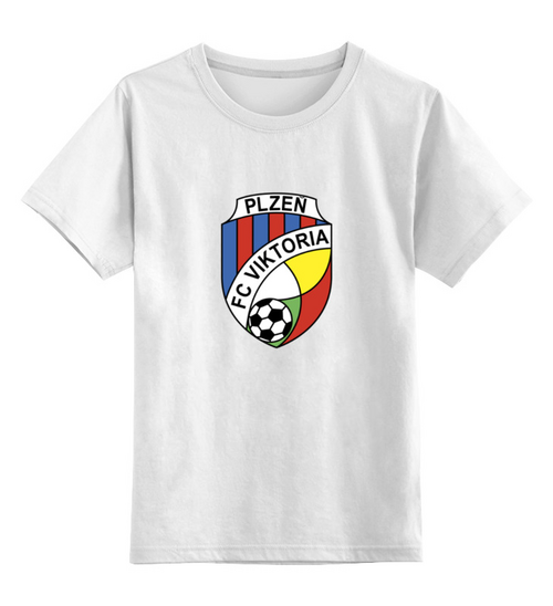 Заказать детскую футболку в Москве. Детская футболка классическая унисекс FC Viktoria от THE_NISE  - готовые дизайны и нанесение принтов.
