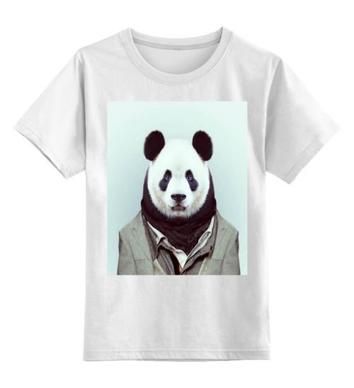 Заказать детскую футболку в Москве. Детская футболка классическая унисекс Деловая панда от anna_bell - готовые дизайны и нанесение принтов.