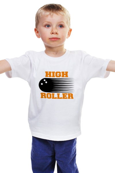 Заказать детскую футболку в Москве. Детская футболка классическая унисекс Боулинг от fanart - готовые дизайны и нанесение принтов.
