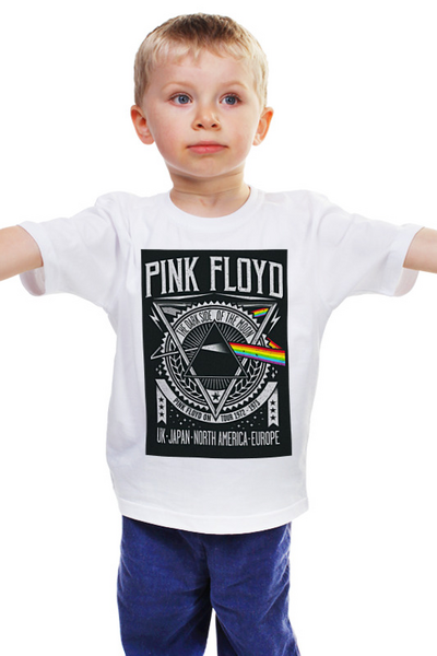 Заказать детскую футболку в Москве. Детская футболка классическая унисекс Pink Floyd от THE_NISE  - готовые дизайны и нанесение принтов.