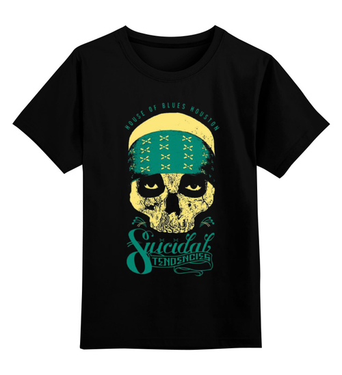 Заказать детскую футболку в Москве. Детская футболка классическая унисекс Suicidal Tendencies band от Leichenwagen - готовые дизайны и нанесение принтов.
