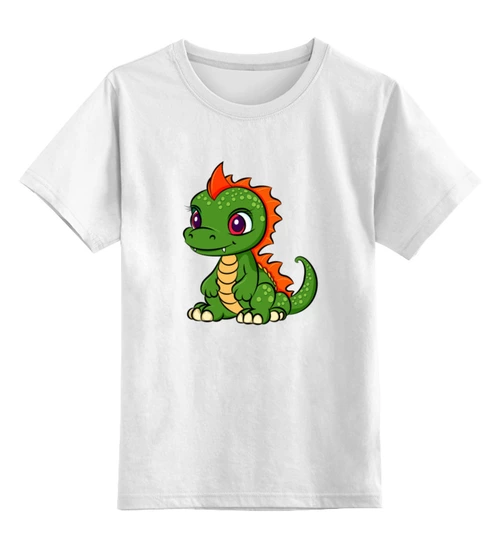 Заказать детскую футболку в Москве. Детская футболка классическая унисекс Дракон от Lot_ta  - готовые дизайны и нанесение принтов.