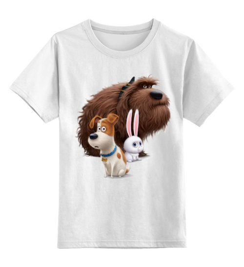 Заказать детскую футболку в Москве. Детская футболка классическая унисекс Тайная жизнь домашних животных от Violet - готовые дизайны и нанесение принтов.