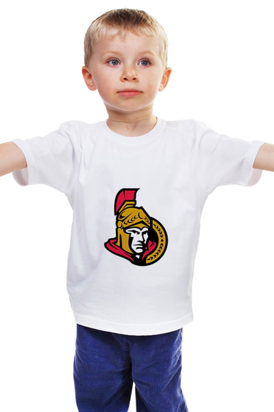 Заказать детскую футболку в Москве. Детская футболка классическая унисекс Ottawa Senators от dobryidesign - готовые дизайны и нанесение принтов.