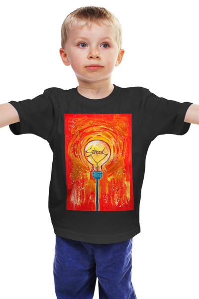 Заказать детскую футболку в Москве. Детская футболка классическая унисекс School от Franka  - готовые дизайны и нанесение принтов.
