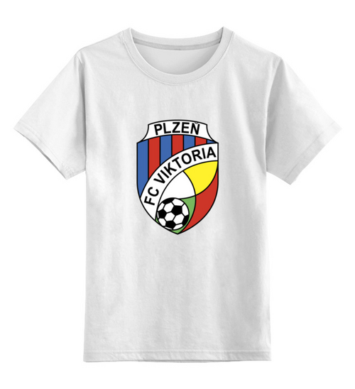 Заказать детскую футболку в Москве. Детская футболка классическая унисекс FC Viktoria от THE_NISE  - готовые дизайны и нанесение принтов.