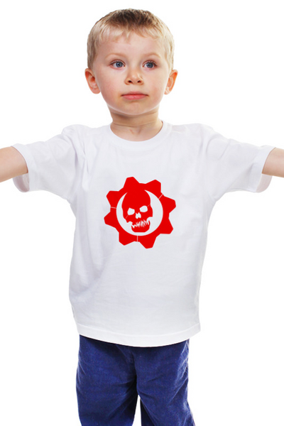 Заказать детскую футболку в Москве. Детская футболка классическая унисекс Gears of War  от THE_NISE  - готовые дизайны и нанесение принтов.