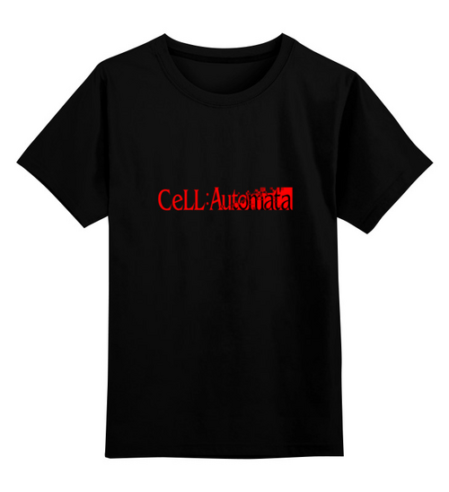 Заказать детскую футболку в Москве. Детская футболка классическая унисекс Cell Automata от THE_NISE  - готовые дизайны и нанесение принтов.