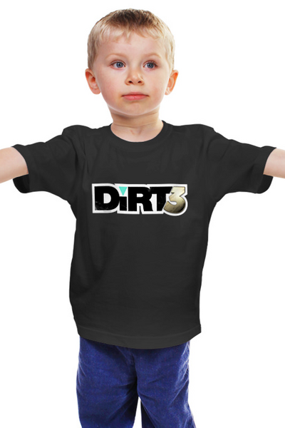 Заказать детскую футболку в Москве. Детская футболка классическая унисекс DiRT 3 от THE_NISE  - готовые дизайны и нанесение принтов.