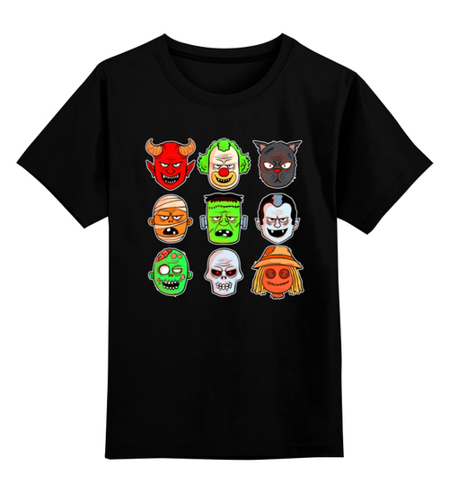 Заказать детскую футболку в Москве. Детская футболка классическая унисекс Heroes Halloween от balden - готовые дизайны и нанесение принтов.