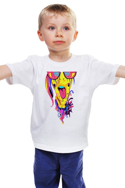 Заказать детскую футболку в Москве. Детская футболка классическая унисекс Поп-Арт от Violet - готовые дизайны и нанесение принтов.