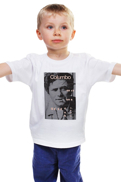 Заказать детскую футболку в Москве. Детская футболка классическая унисекс Columbo от cherdantcev - готовые дизайны и нанесение принтов.