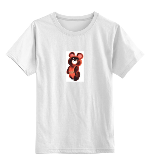 Заказать детскую футболку в Москве. Детская футболка классическая унисекс Олимпийский мишка 80 от baby_tonight - готовые дизайны и нанесение принтов.