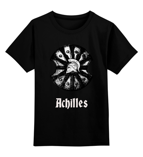 Заказать детскую футболку в Москве. Детская футболка классическая унисекс Achilles  от Александр - готовые дизайны и нанесение принтов.