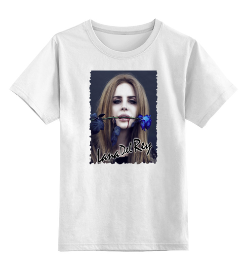 Заказать детскую футболку в Москве. Детская футболка классическая унисекс Lana Del Rey от  ЯрМайка - готовые дизайны и нанесение принтов.