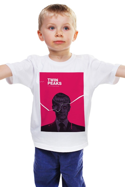 Заказать детскую футболку в Москве. Детская футболка классическая унисекс Твин Пикс / Twin Peaks от kino.printio.ru - готовые дизайны и нанесение принтов.