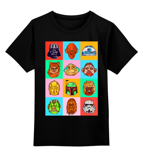 Заказать детскую футболку в Москве. Детская футболка классическая унисекс Звездные от balden - готовые дизайны и нанесение принтов.