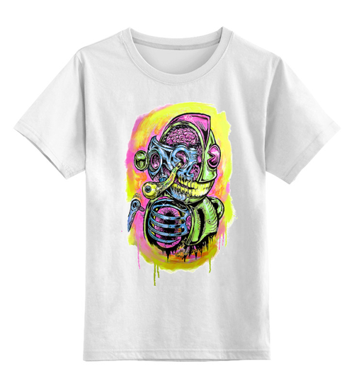 Заказать детскую футболку в Москве. Детская футболка классическая унисекс Kidrobot art от Иван - готовые дизайны и нанесение принтов.