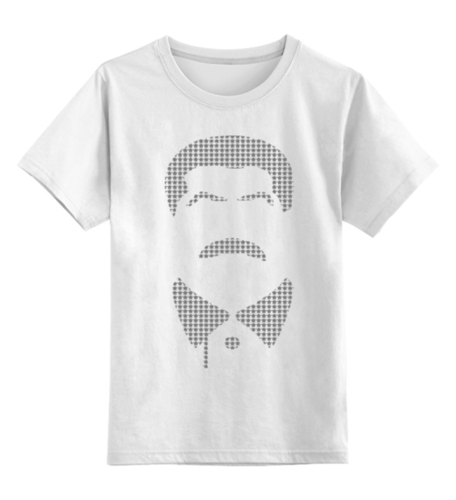 Заказать детскую футболку в Москве. Детская футболка классическая унисекс Сталин от Павел Азаренков - готовые дизайны и нанесение принтов.