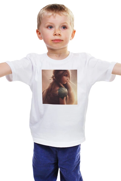 Заказать детскую футболку в Москве. Детская футболка классическая унисекс Арт портрет от Anstey  - готовые дизайны и нанесение принтов.