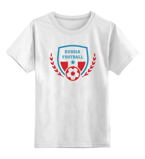 Заказать детскую футболку в Москве. Детская футболка классическая унисекс  Сборная России от cherdantcev - готовые дизайны и нанесение принтов.