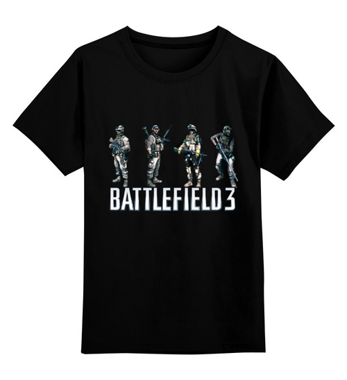 Заказать детскую футболку в Москве. Детская футболка классическая унисекс Battlefield 3 от proFox - готовые дизайны и нанесение принтов.