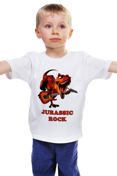 Заказать детскую футболку в Москве. Детская футболка классическая унисекс Рок юрского периода от Don Bu - готовые дизайны и нанесение принтов.