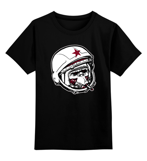 Заказать детскую футболку в Москве. Детская футболка классическая унисекс Обезьяна Зомби Астронавт от iZOMBIE - готовые дизайны и нанесение принтов.