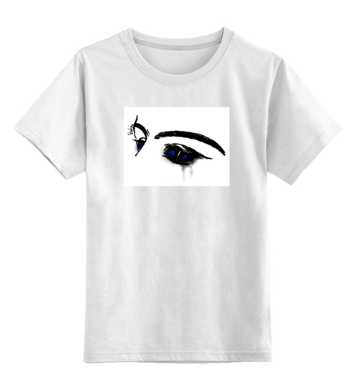 Заказать детскую футболку в Москве. Детская футболка классическая унисекс Blue Eyes от rosenhip - готовые дизайны и нанесение принтов.