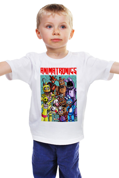 Заказать детскую футболку в Москве. Детская футболка классическая унисекс ANIMATRONICS от торгаш - готовые дизайны и нанесение принтов.