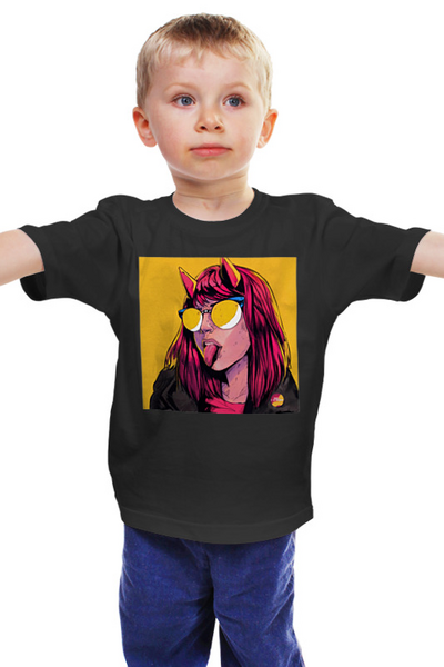 Заказать детскую футболку в Москве. Детская футболка классическая унисекс i' m poison от Никита Коледенков - готовые дизайны и нанесение принтов.