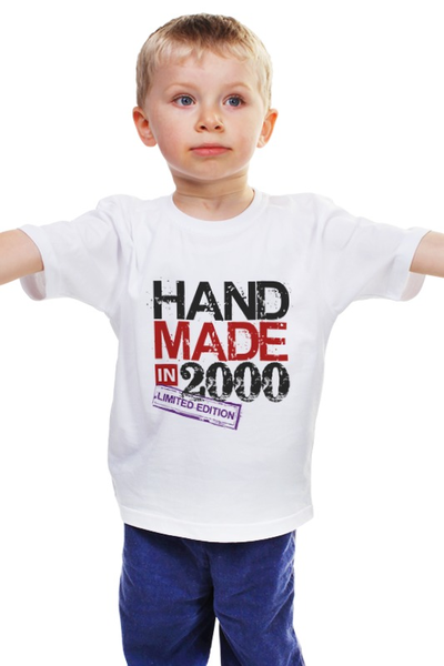 Заказать детскую футболку в Москве. Детская футболка классическая унисекс 2000 год рождения. от Djimas Leonki - готовые дизайны и нанесение принтов.