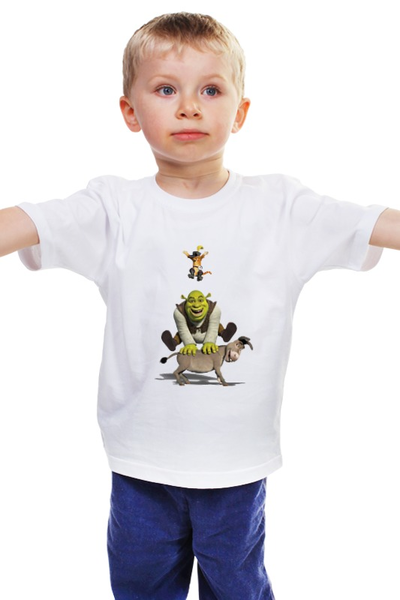 Заказать детскую футболку в Москве. Детская футболка классическая унисекс Шрек и его друзья от charmed - готовые дизайны и нанесение принтов.
