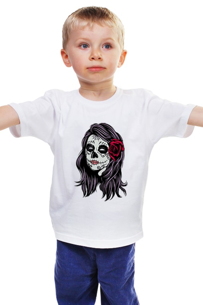 Заказать детскую футболку в Москве. Детская футболка классическая унисекс Skull Girls от denis01001 - готовые дизайны и нанесение принтов.