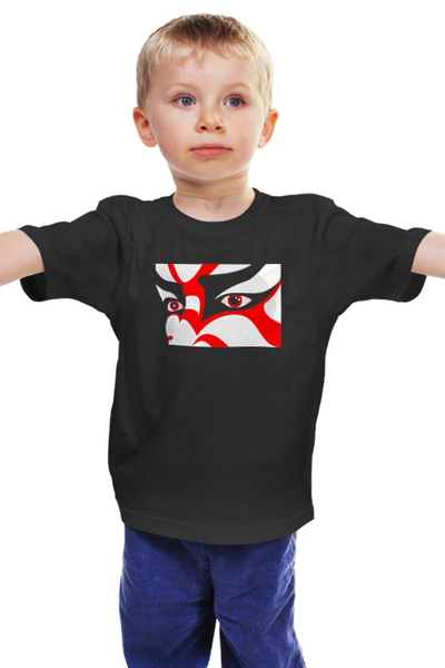 Заказать детскую футболку в Москве. Детская футболка классическая унисекс Кабуки от Nikolay   - готовые дизайны и нанесение принтов.