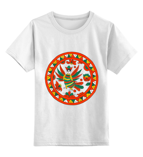 Заказать детскую футболку в Москве. Детская футболка классическая унисекс Сирин от irishkalia - готовые дизайны и нанесение принтов.